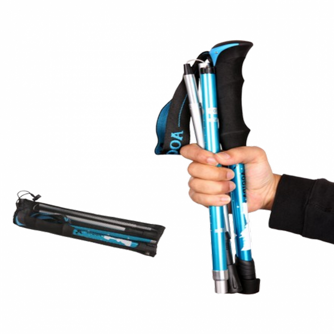 접이식 등산스틱 2개입1세트 2개입1세트 레드, 2개입1세트 검정, 1개