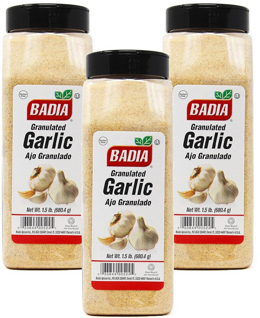 바디아 그래뉼레이티드 마늘, 680.4g, 3개