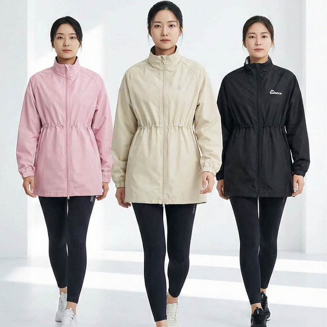 헬스발란스 바람막이 여성 땀복