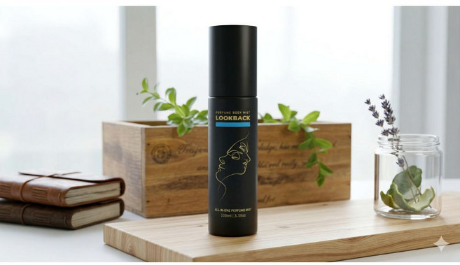 룩백 블루라벨 블랙베리앤베이 남성 바디미스트 머스크 우디향 살결냄새 니치향수 올인원 퍼퓸 스프레이, 1개, 100ml