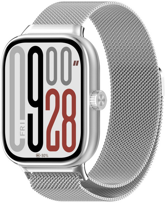 더조은셀러 샤오미 레드미 호환 밀레니즈 루프 스트랩, 실버, 1개