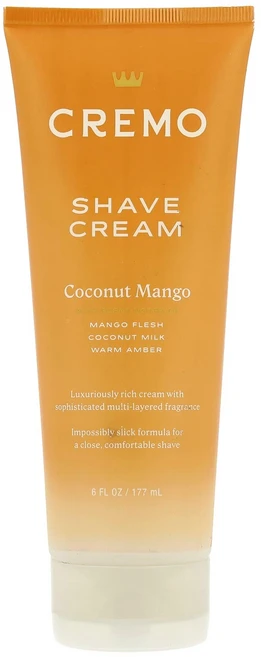 크레모 쉐이빙 크림 코코넛 망고향 177ml (6 fl oz) CMO-00402, 1 - 쿠팡