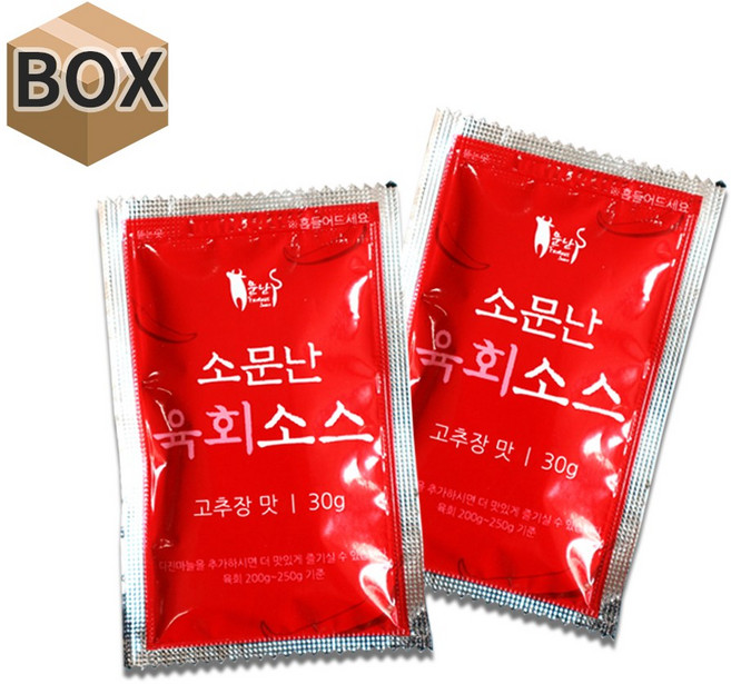 올패드 소문난 육회소스 고추장맛 (40g) 고추장육회, 100개, 40g