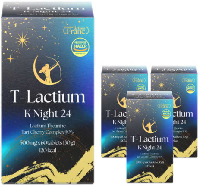 프랑드유로 타트체리 락티움 K Night 24 정 테아닌, 60정, 4개