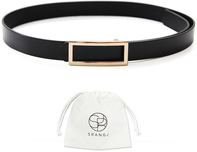 에스랑제이 로아스퀘어 여성 정장 가죽 벨트