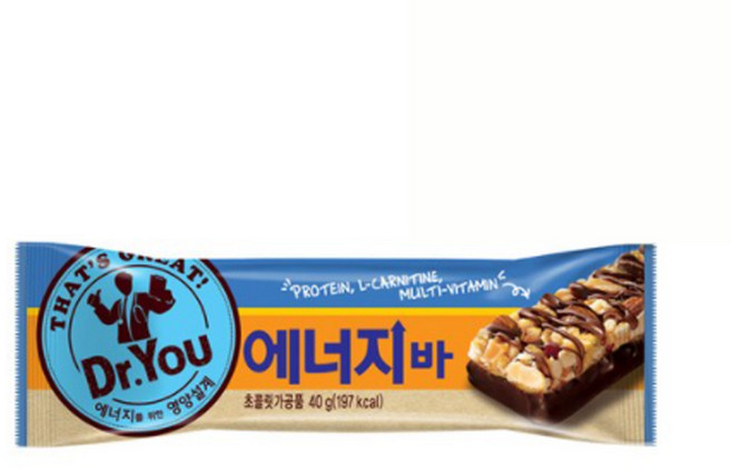 오리온 닥터유 에너지바, 40g, 3개