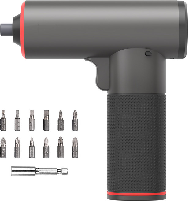EVOKME 무선 전동드라이버 비트 세트 미니 스크류드라이버 디지털 스마트 C타입 충전 소형 가정용 컴펙트 4V