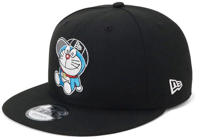 뉴에라(new era) 뉴에라 캡 9FIFTY 스냅백 도라에몽 콜라보 블랙 M/L 950 도라에몽 캡 블랙