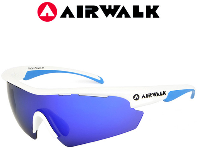 에어워크 스포츠고글 THUNDER 스포츠 선글라스, 화이트블루, 1개
