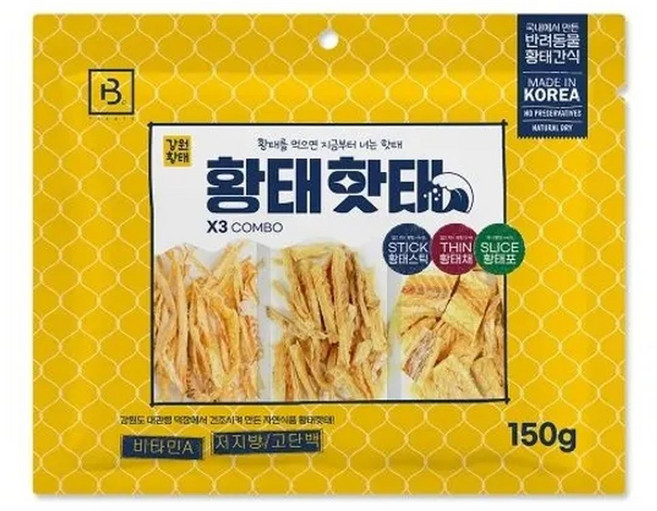 황태핫태 국내산 황태 콤보 150g, 1개