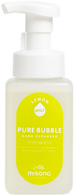 약산성 버블 핸드워시 레몬향 퓨어 버블 핸드 클렌저 레몬향 300ml, 300g, 1개