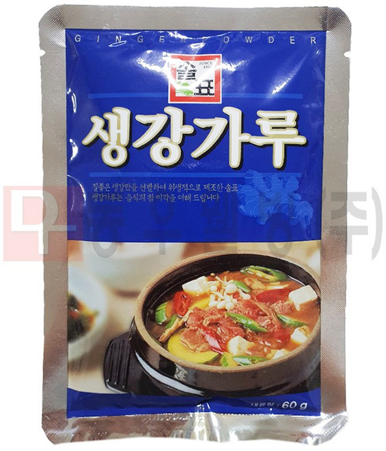 솔표식품 생강가루 60G, 1개