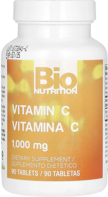 Bio Nutrition 비타민C 90정(1정당 1 000mg) Nutrition (바이오 뉴트리션), Bio Nutrition, 비타민C, 90정(1정당 1, 1개, 90정 - 쿠팡