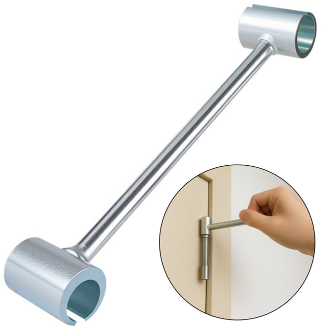 코잘 문 조정 경첩 렌치, 1개