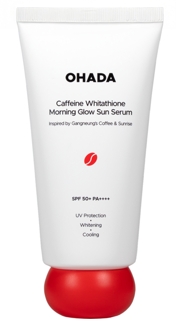 오하다 카페인 화이타치온 모닝 글로우 선세럼 무기자차 SPF50+ PA++++, 1개, 50ml