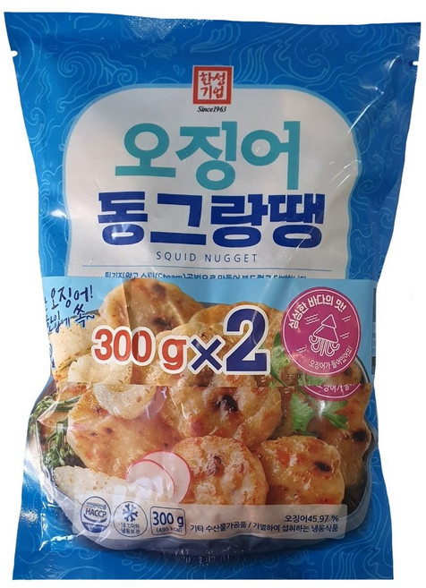 [한성기업]오징어 동그랑땡 270g+270g 명절음식, 2개, 300g
