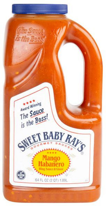 Sweet Baby Ray's 망고 하바네로 윙 소스 및 글레이즈, 1개, 1.89L