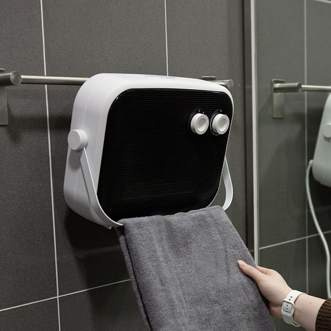 디큐브 가정용 욕실 온풍기 무타공 벽걸이 PTC 저소음, 디큐브 욕실온풍기 단품