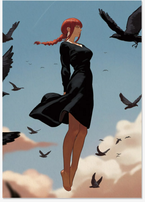 체인소맨 레제 펠트 패브릭포스터, FB_체인소맨_11, A4