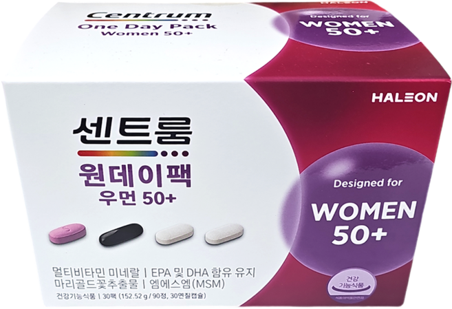 센트룸 원데이팩 우먼50+, 30회분, 1개