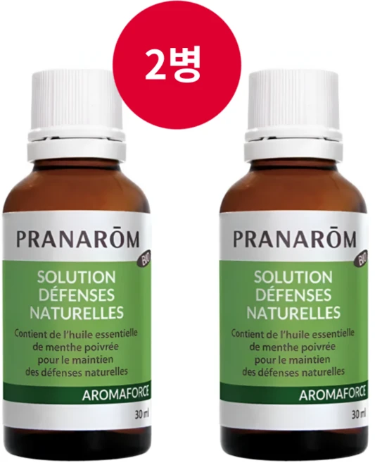 1+1 프라나롬 솔루션 데펑스 내추럴 - 총 2팩, 2개, 30ml - 쿠팡