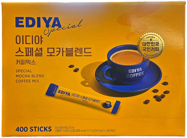 이디야 스페셜 모카블렌드 커피믹스, 11.5g, 400개입, 1개