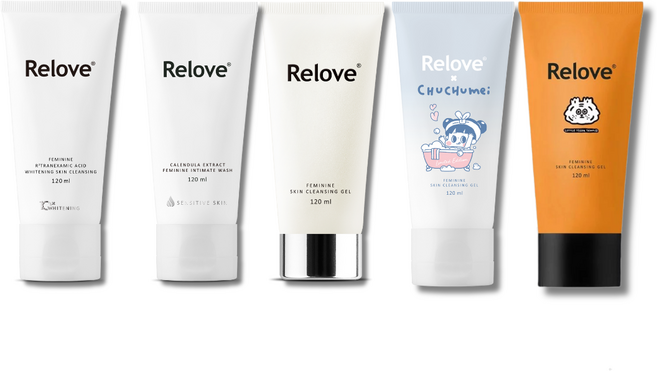 Relove 私密潔淨精華凝露 胺基酸涼感 金盞花舒緩 傳明酸淨白, 1個, 啾啾妹私密洗120ml(薰衣草白樺木), 120ml