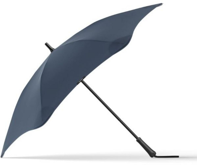 블런트 클래식 우산 – 47인치 방풍 바람과 비를 위한 대형 내구성 있는 캐노피 디자인 일상적인 여행을 무거운 의무 자외선 차단 네이비