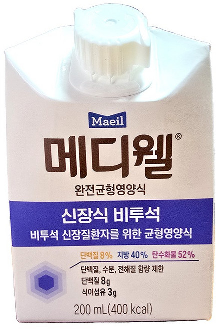 메디웰 신장식 비투석, 200ml, 30개