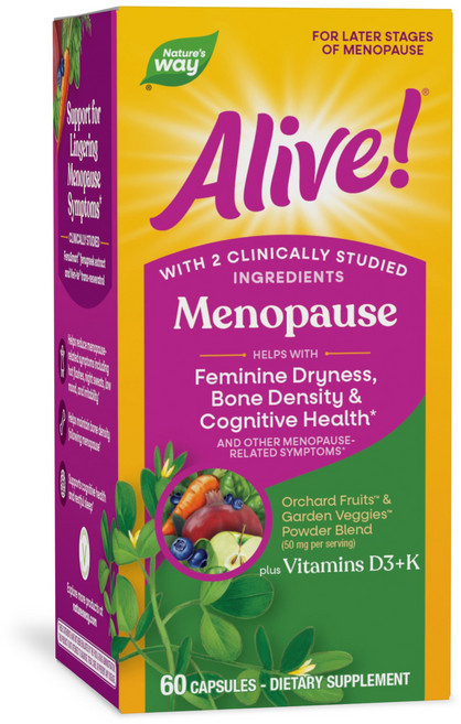 Alive 更年期Plus維生素D3 + K, 1個, 60錠