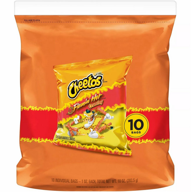 치토스 미국 대용량 플레이밍 핫, 283.5g, 1개