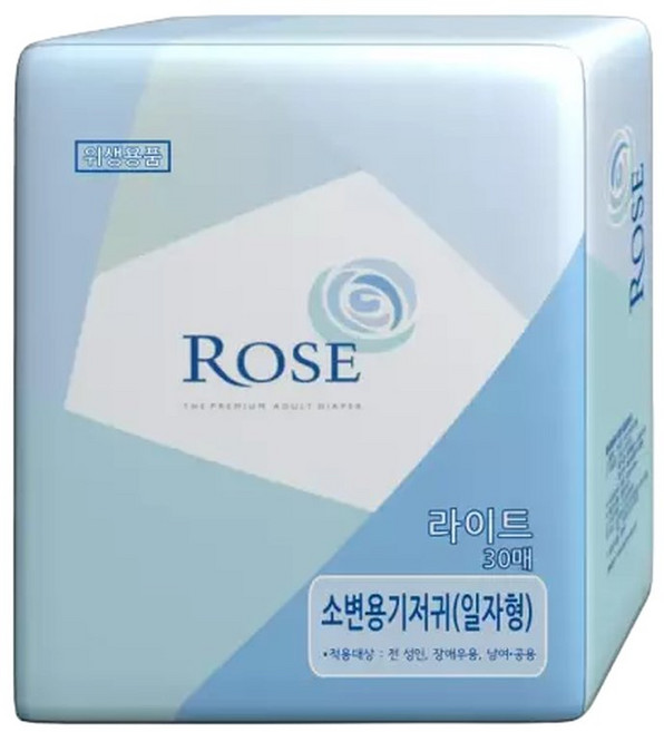 로즈 소변용 속기저귀 일자형 라이트 240매, 1개