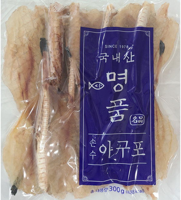 국산아귀포 꼬리아귀포/ 국내산아구포300g(국산아귀포)/삼천포, 1개, 300g