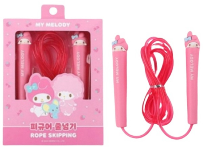 산리오 캐릭터즈 마이멜로디 피규어 줄넘기