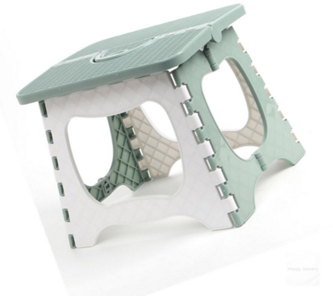 스몰페이즈 접이식 의자 29x23cm 그린 싱크대키높이발판