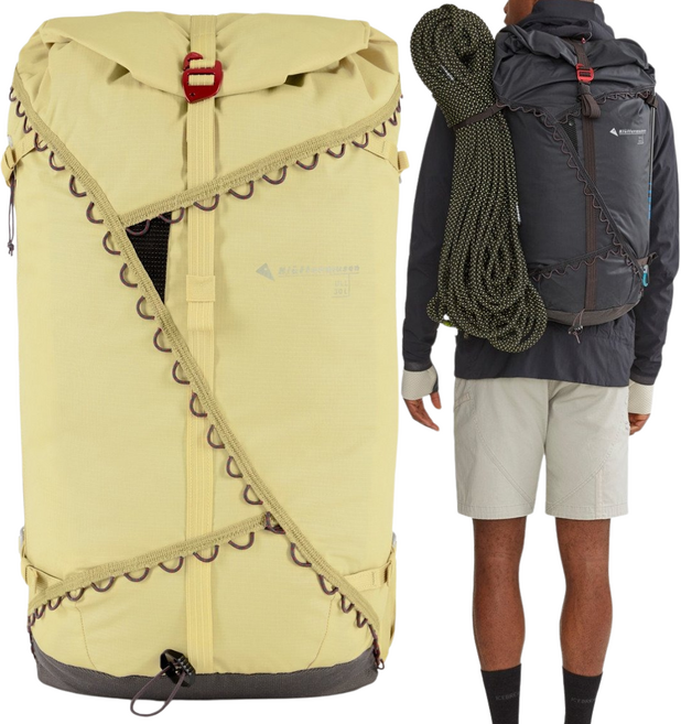 클라터뮤젠 백팩 울 30L 등산 배낭 하이킹 트레킹 초경량 통풍 UST-KM 옐로우그린, 옐로우 그린