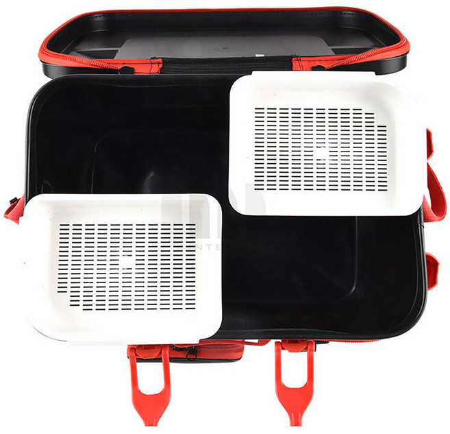 밑밥통 내부 미끼통 밑밥통용 사각 미끼통 크릴바구니 로드거치대용 미끼통, 1개