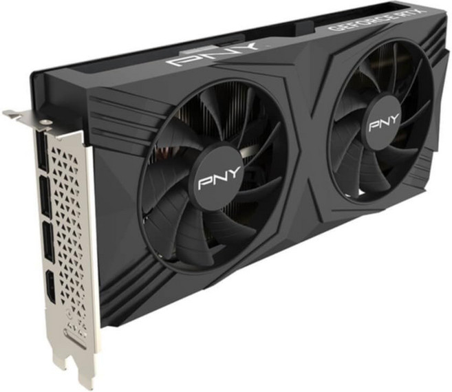 PNY GeForce RTX 4070 Super 12GB VERTO OC PCIe4.0 2 2 VCG4070S12DFXPB1-O VD8762 슬롯 팬 탑재, Duan Fan OC