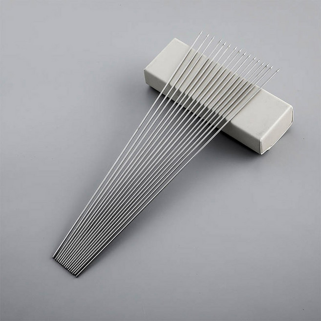 304 스테인리스 바베큐 꼬치 케밥 재사용 5mm 닭다리통닭회전로스터 쇠꼬챙이 22센치, 길이 40cm 지름 2 0mm 꼬챙이통 없음, 20수, 1개