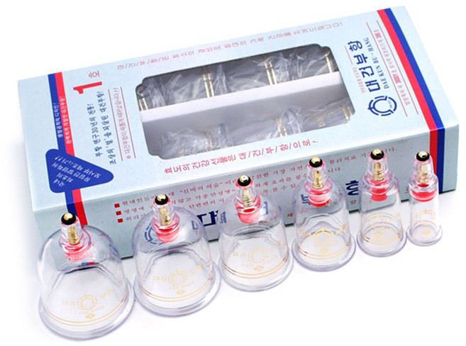 대건 부항컵 1호~6호 (10개), 1박스, 4호 10개입