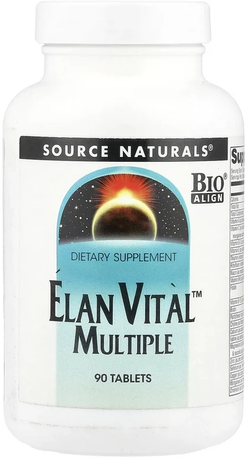 몸관리하세요 겨울입니다 Source Naturals Elan Vital™ 멀티플 90정 특별관리진행, SourceNaturalsElanVital멀티플90정, 1개 - 쿠팡