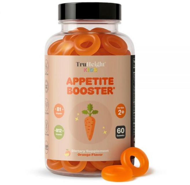 TruHeight 아동용 식욕 부스터 젤리(만 2세 이상) 천연 유아 어린이 및 청소년 자극제 더 많이 먹을 수 있는 - 체중 증가 보충제 저체중 어린이를 위한 비타민 까다, TruHeight 아동용 식욕 부스터 젤리(만 2세 이