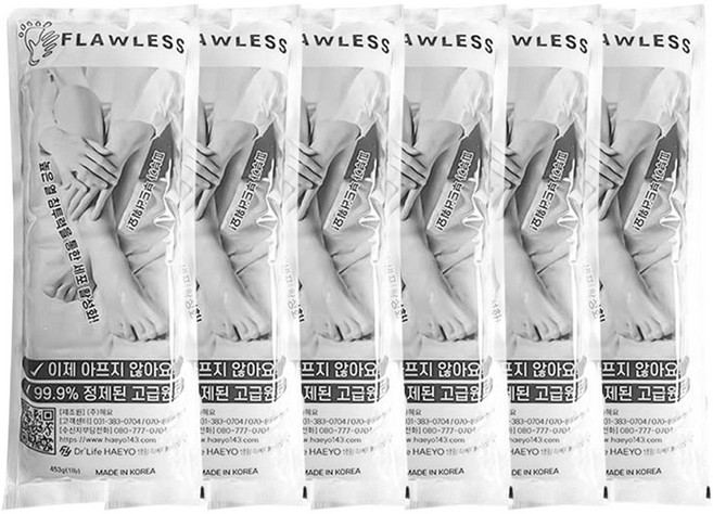 다잘 고급 파라핀 왁스 무색소 무향 453g, 6개