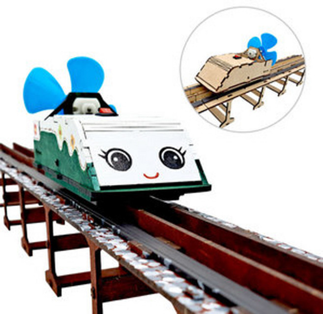 자기부상 기차 만들기(MDF버전)-기본구성 RTT, 단품