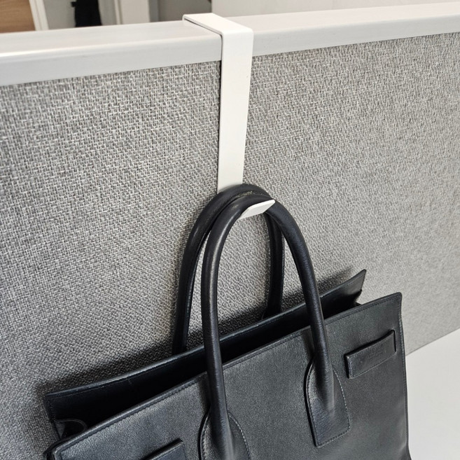 컴잇 도어행거 문걸이행거 방문옷걸이 파티션걸이 파티션 가방걸이, 화이트, 1개