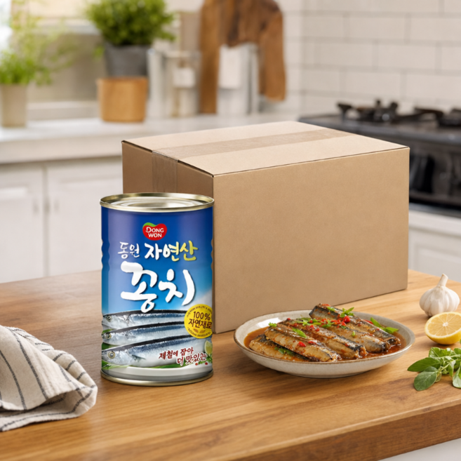 동원 자연산꽁치, 300g, 24개