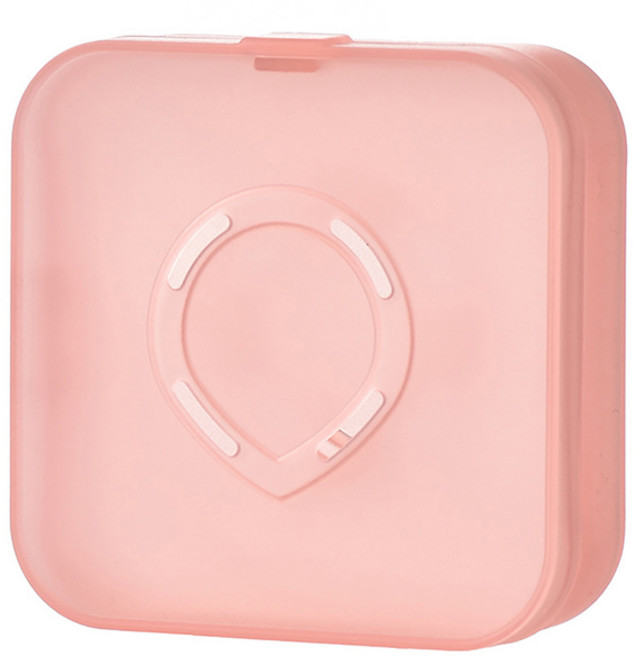 1개 카메라 모양 에어쿠션 퍼프 휴대용 화장품 메이크업 케이스 BB 파운데이션 용기 만, 5) Pink