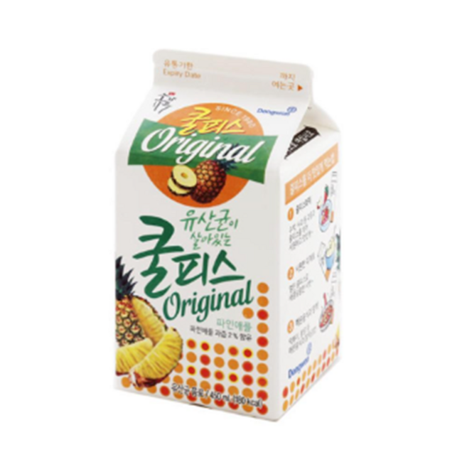 동원 쿨피스 파인애플, 450ml, 28개