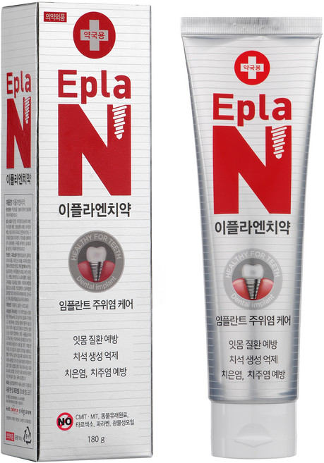 이플라엔 임플란트 전용 치약, 180g, 1개