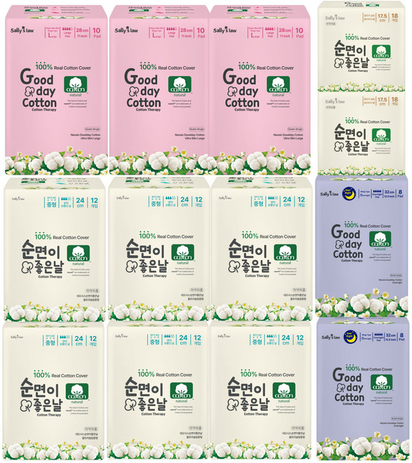 순면이 좋은날, 오버나이트 이상, 13개입, 1세트